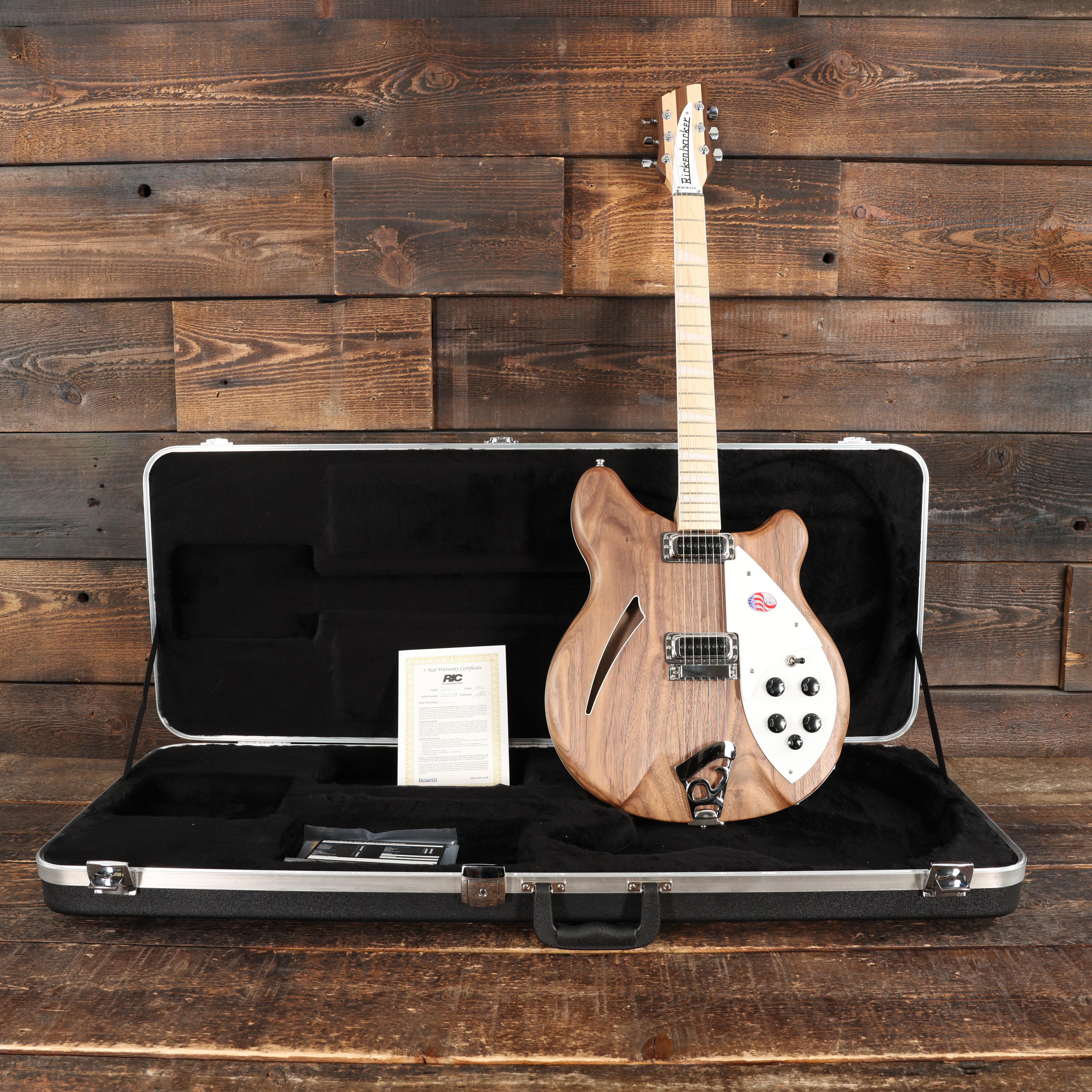 Rickenbacker 360 Semi-Hollow Electric Guitar in Walnut - Andertons